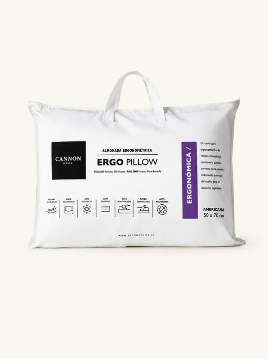 Almohada Memory Ergonómica - El soporte perfecto que memoriza tu descanso