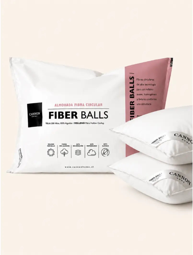 Almohada Fiber Balls Cannon
